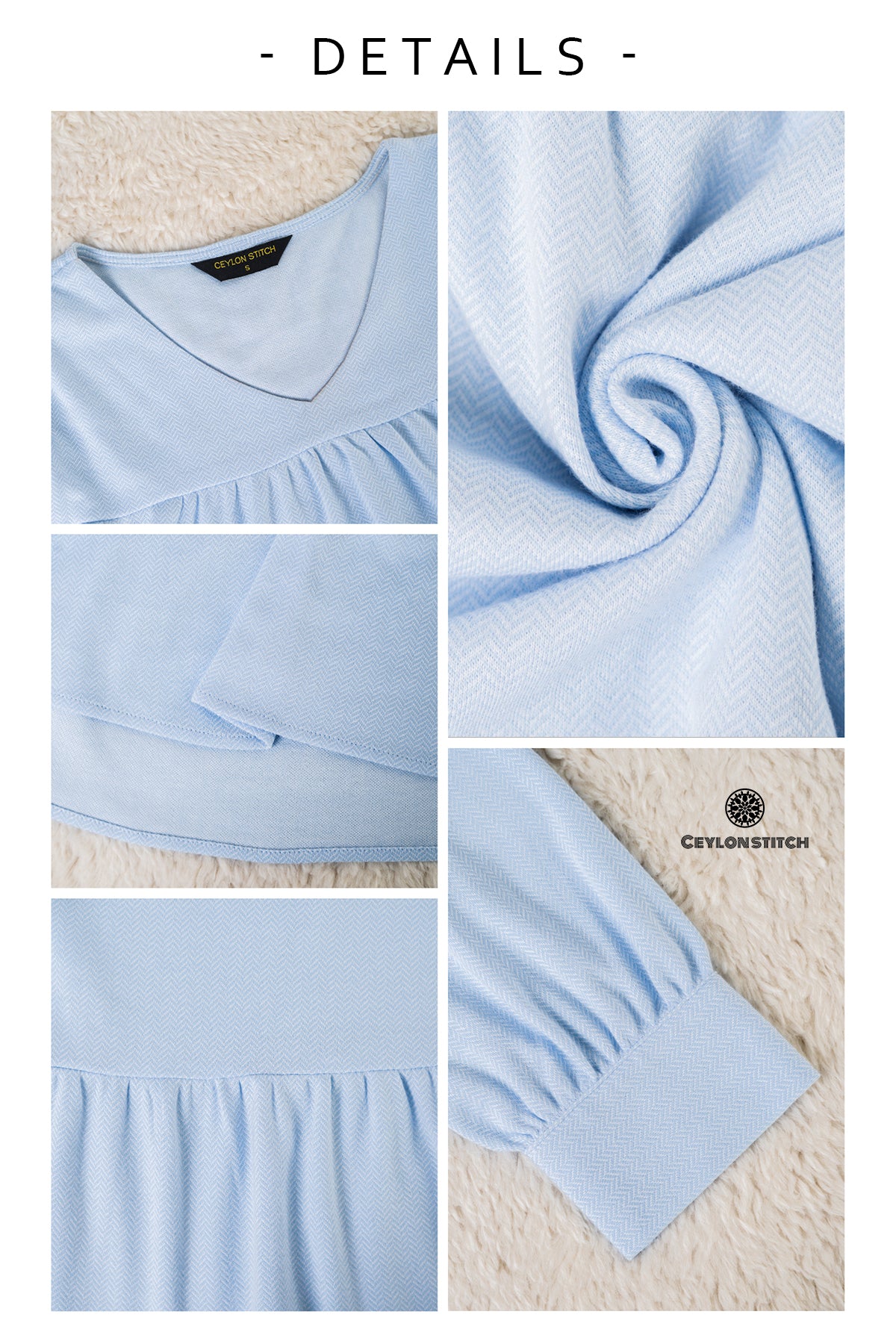 V-neck Tiered Top