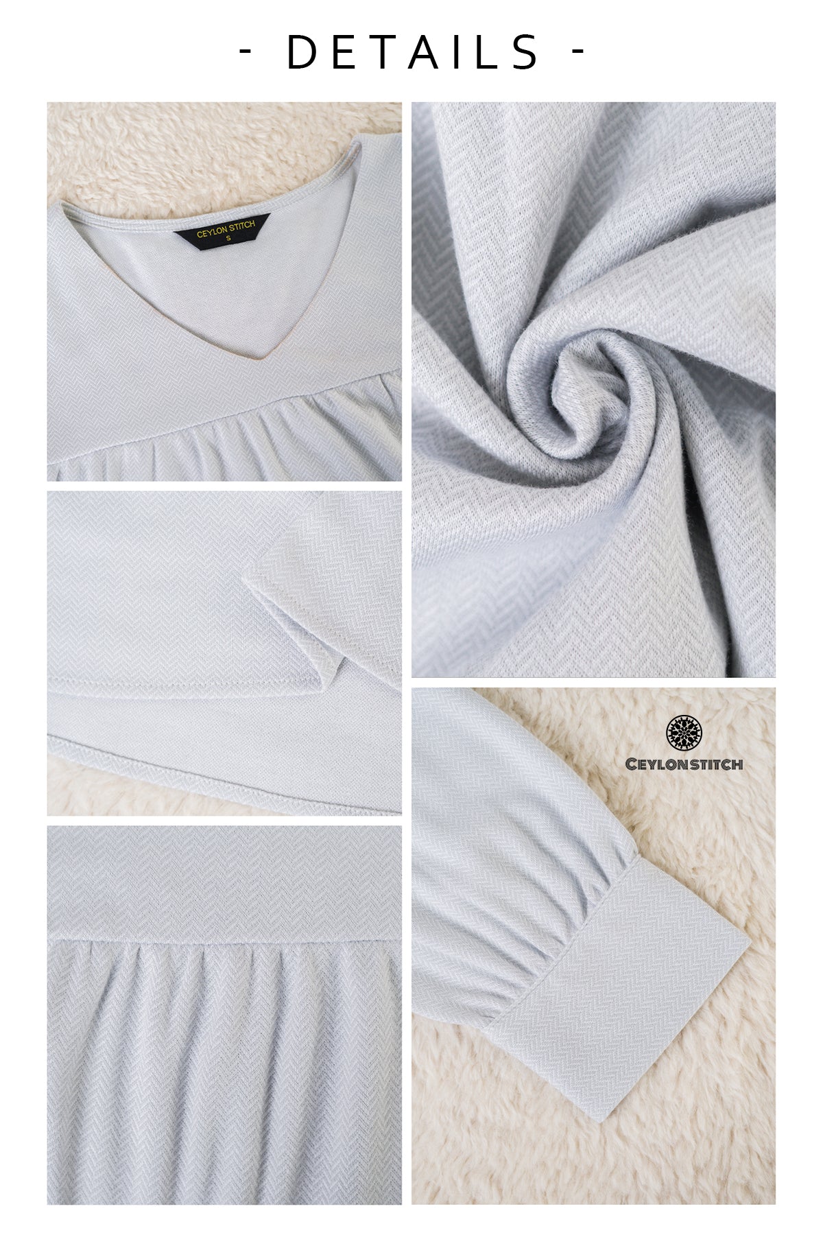 V-neck Tiered Top