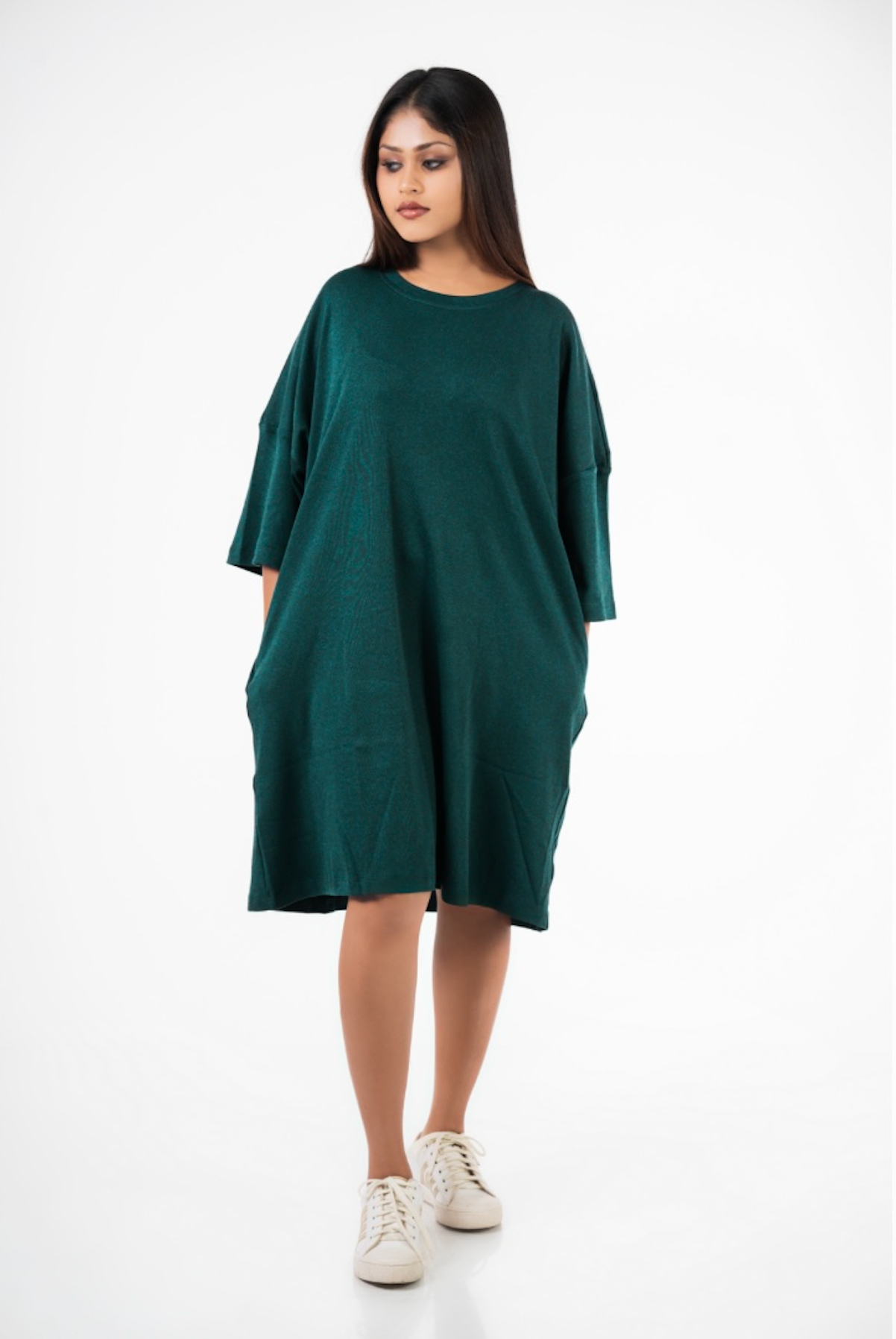 Relaxed One Size Dress ( Up to 3XL) Pine